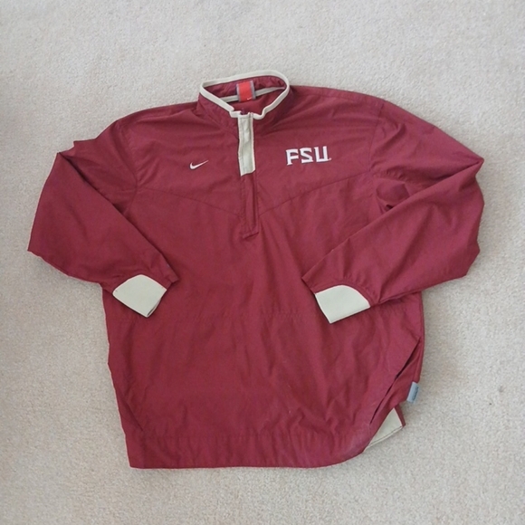 Vintage Nike Florida State University Windbreaker Pullover Jacket FSU Small (FL) - Picture 1 of 11